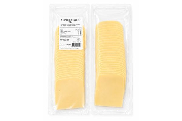 Gesneden jong belegen kaas - 1 KG