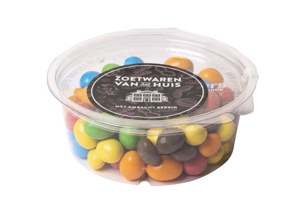 Gekleurde chocolade pinda’s