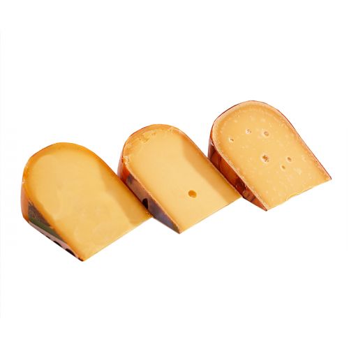 3 stukken kaas uit het Noord-Hollandse kaas pakket