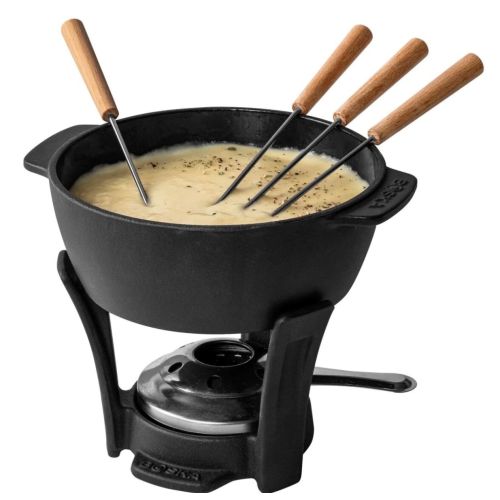 Fondueset Party Pro - Luxe gietijzeren kaasfondue- 1,1 L